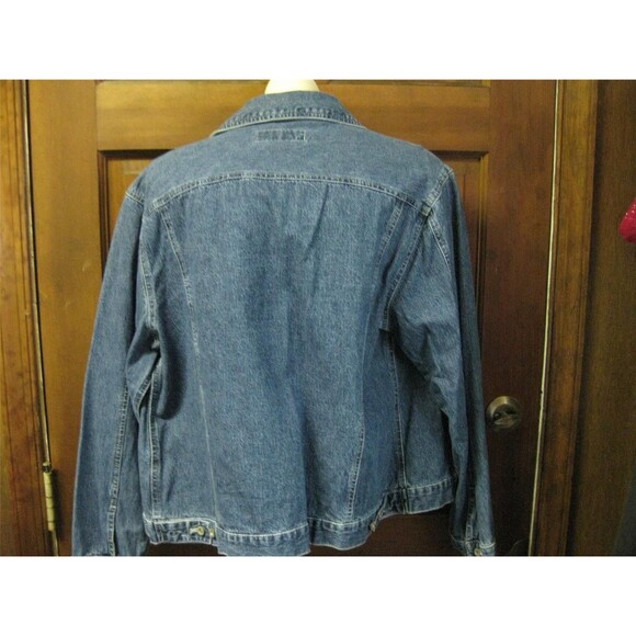 Vintage Denim Jean Jacket-Faded Glory-Large - Picture 2 of 3